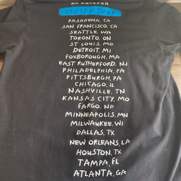 Womens EUC EI-LO Ed Sheeran Divide World Tour Tee Size Small - Picture 8 of 8